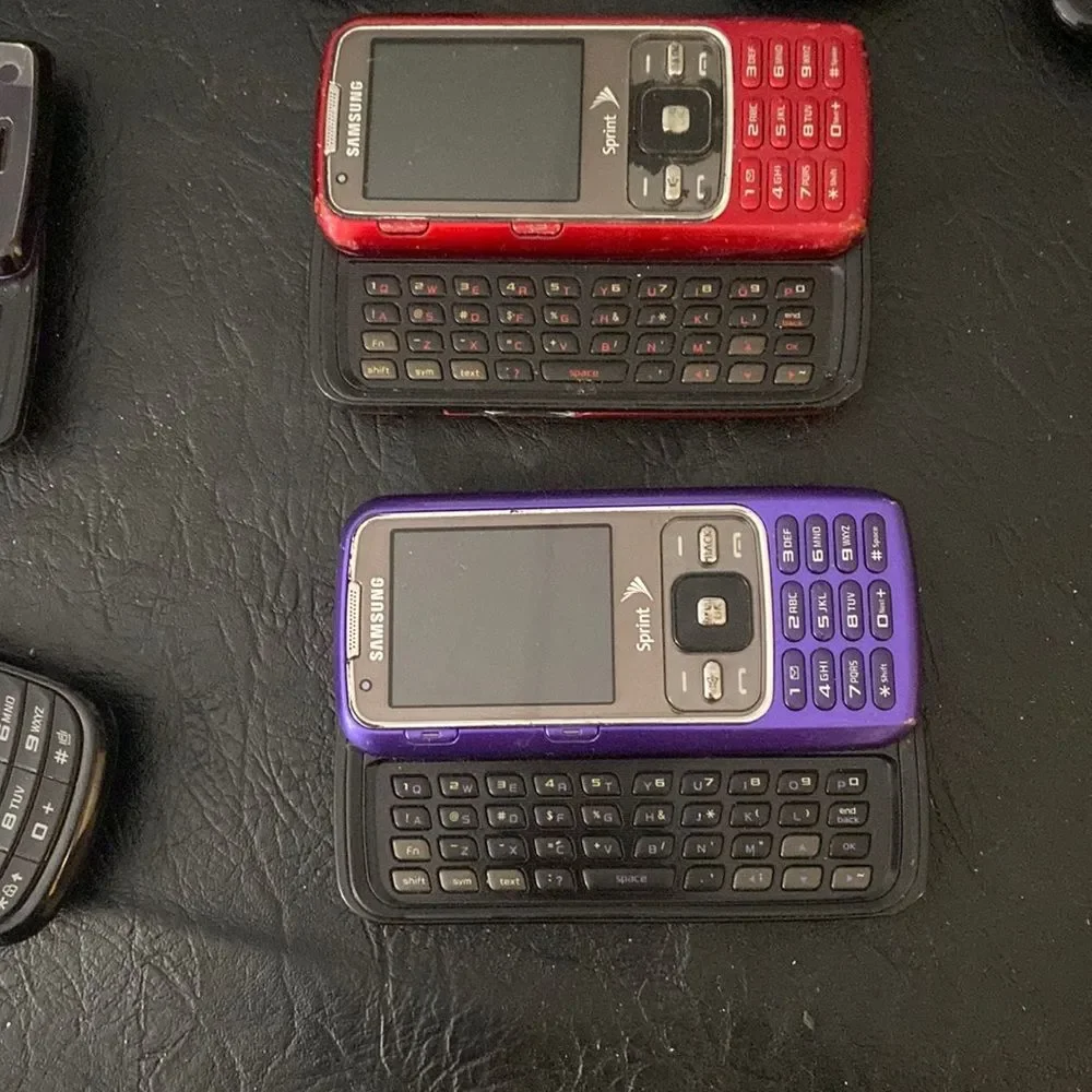 Samsung slide phones,red did work at one time not tested lately